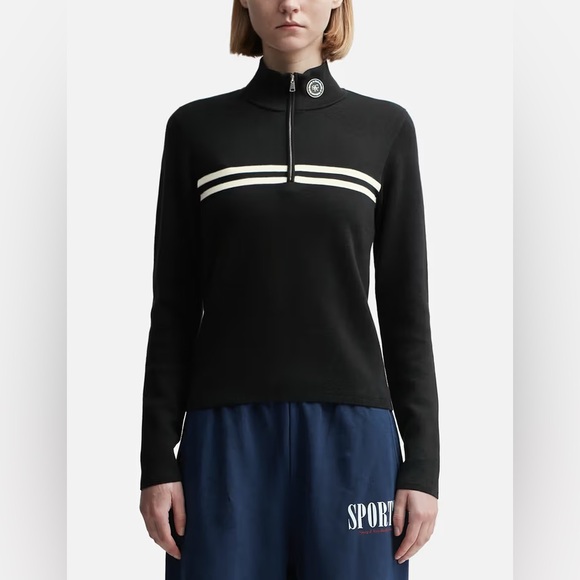 Sporty & Rich Minimal Quarter Zip - Picture 2 of 3